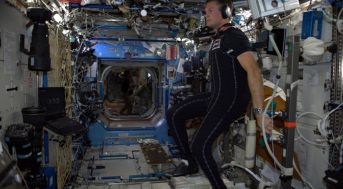 Australian-designed SkinSuit worn on Space Station