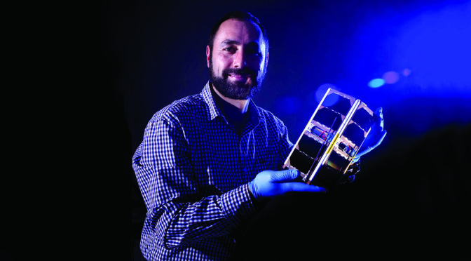 Elias Aboutanios space invaders satellite