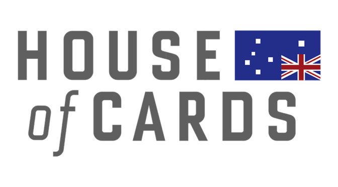 house of cards background Australian economy